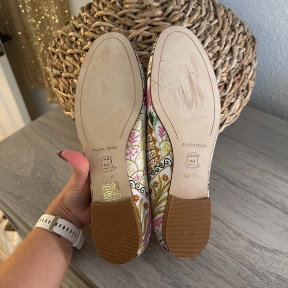 Ramon Tenza Geometric‎ Woven Slip-On Loafers - Picture 4 of 5